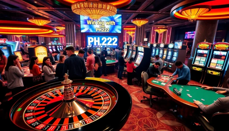 Experience the excitement of gambling at PH222 casino, featuring thrilling poker games and roulette action.