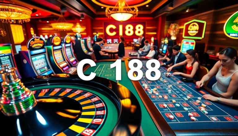 C168 casino experience showcasing players at dynamic roulette and craps tables.